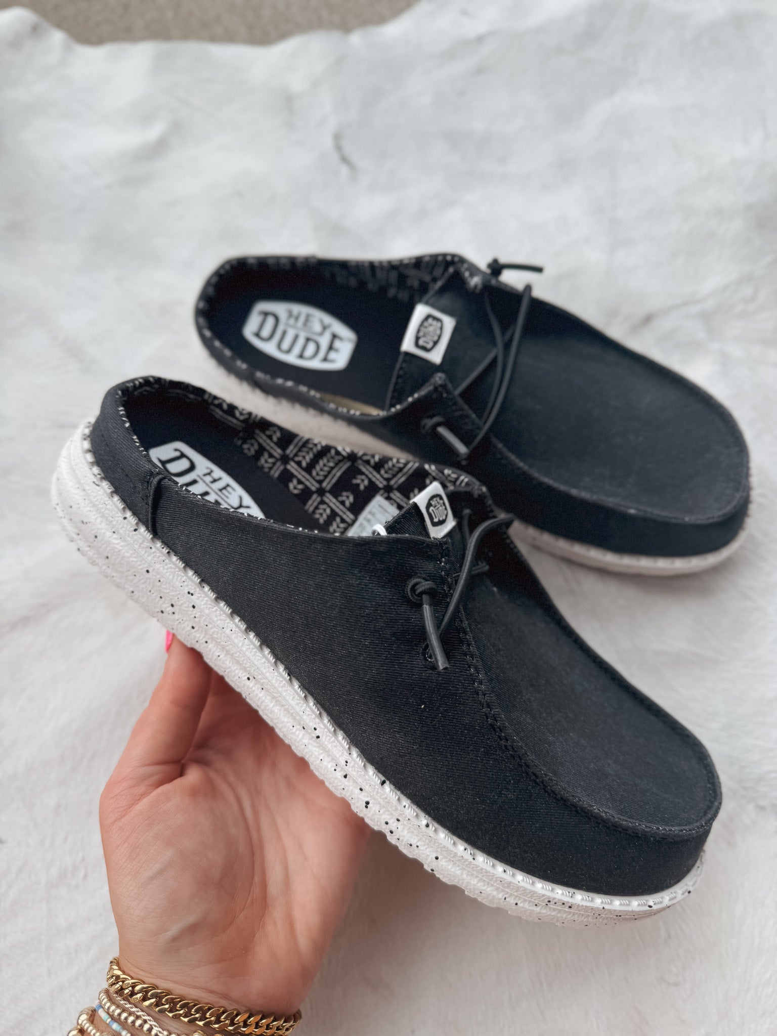 Women's Hey Dude Wendy Slip Classic Black