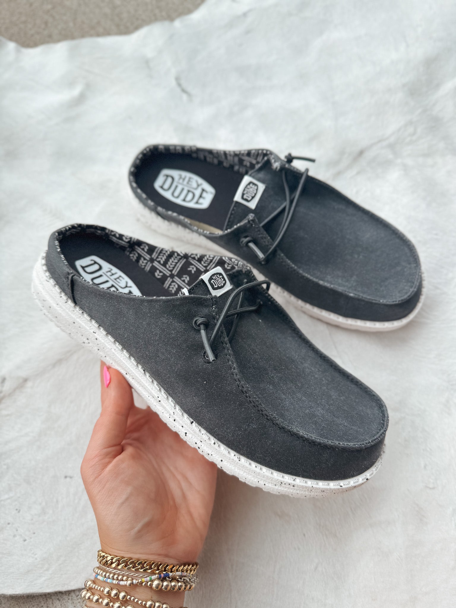 Women's Hey Dude Wendy Slip Classic Black