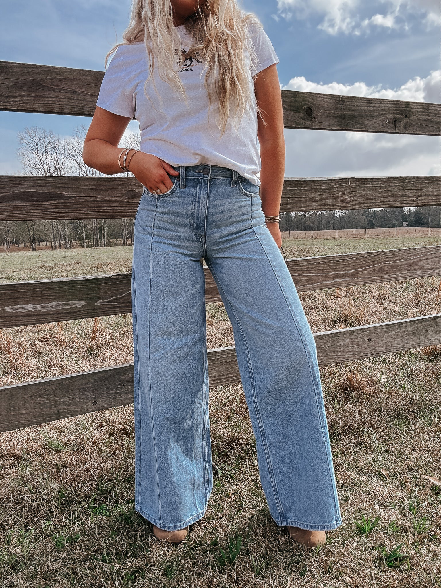 Women's Wrangler Retro Bailey High Rise Wide Leg Jean