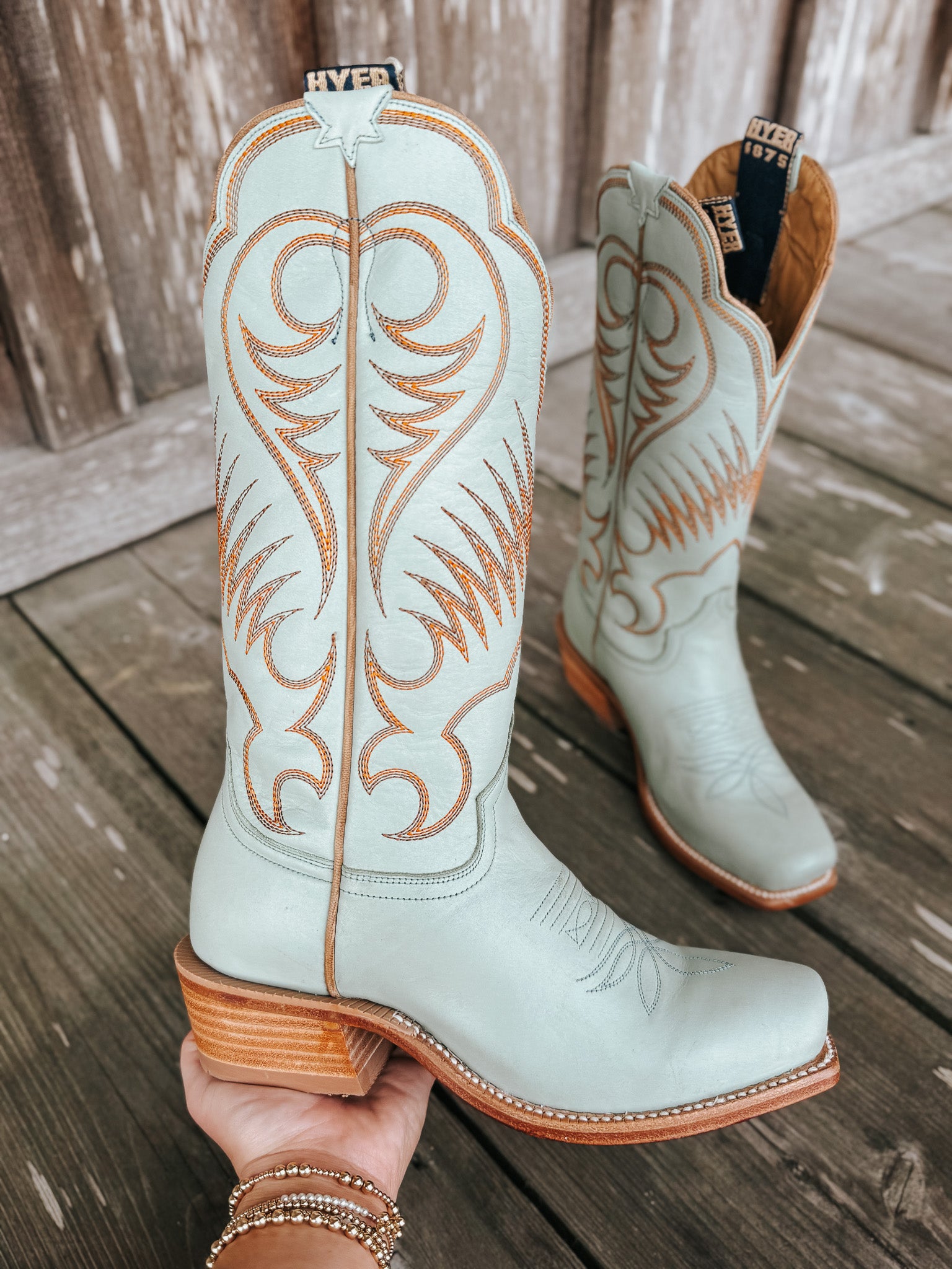 Women's Hyer Leawood Robin's Egg Boots