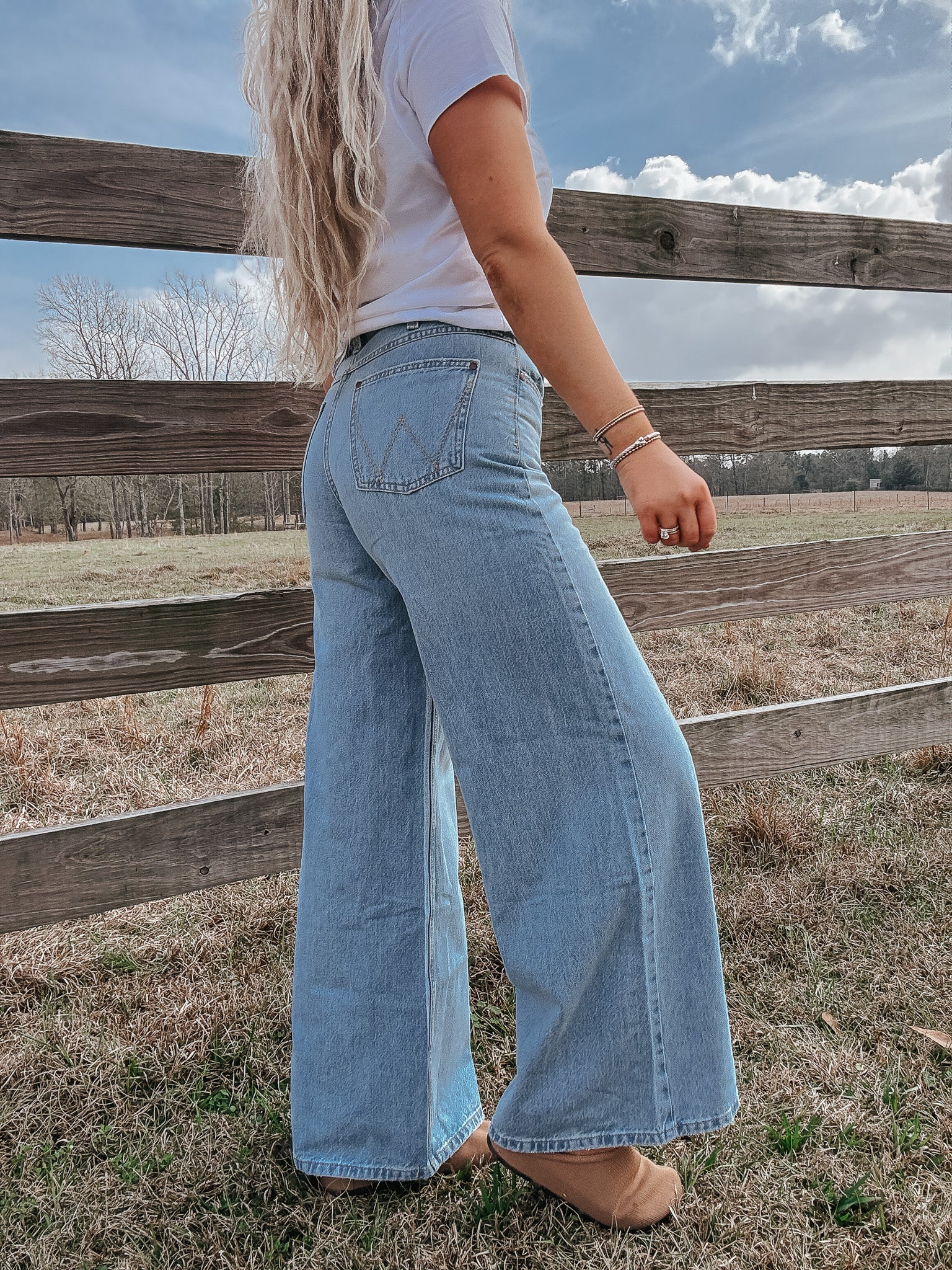 Women's Wrangler Retro Bailey High Rise Wide Leg Jean