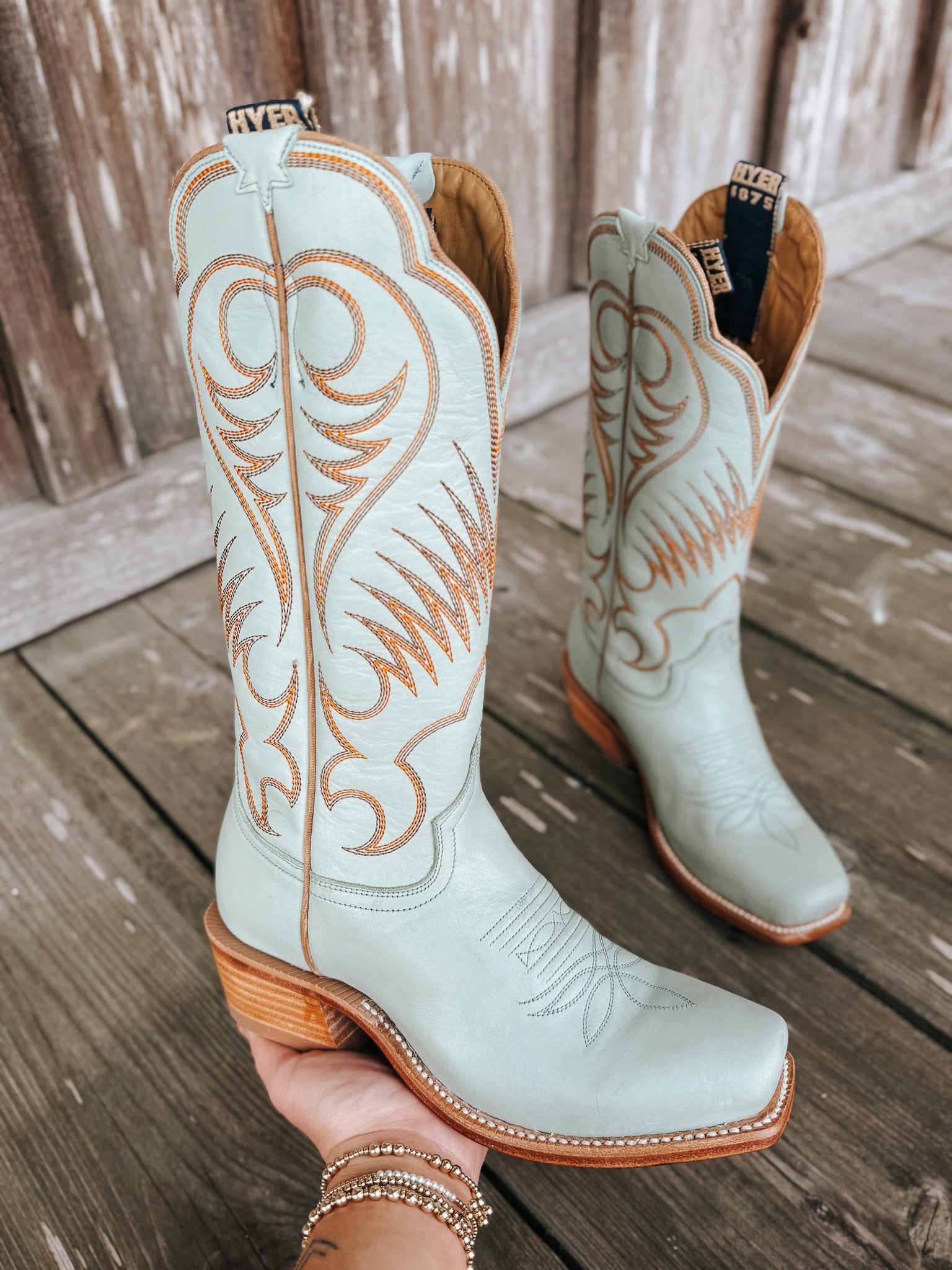 Women's Hyer Leawood Robin's Egg Boots