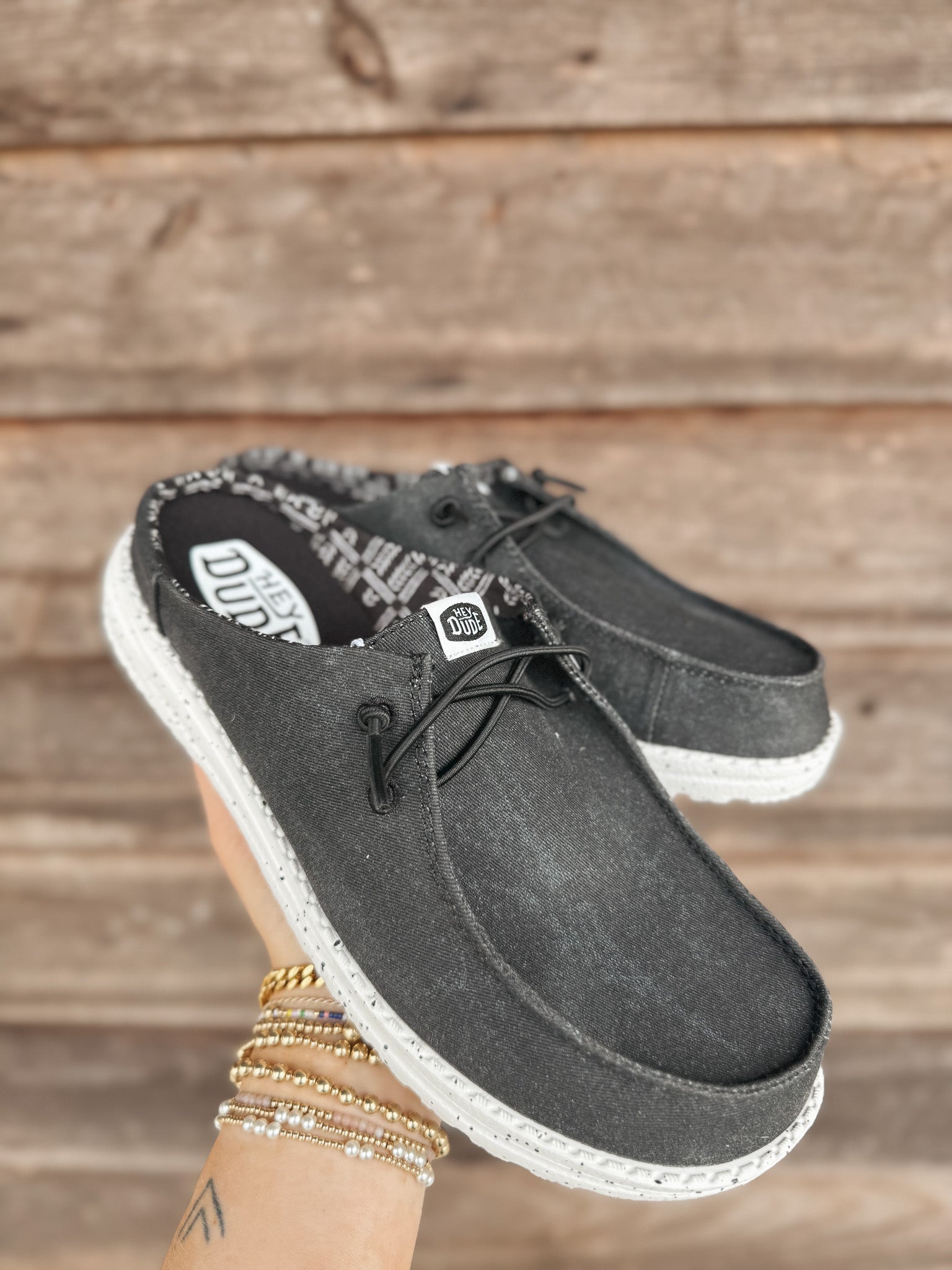 Women's Hey Dude Wendy Slip Classic Black