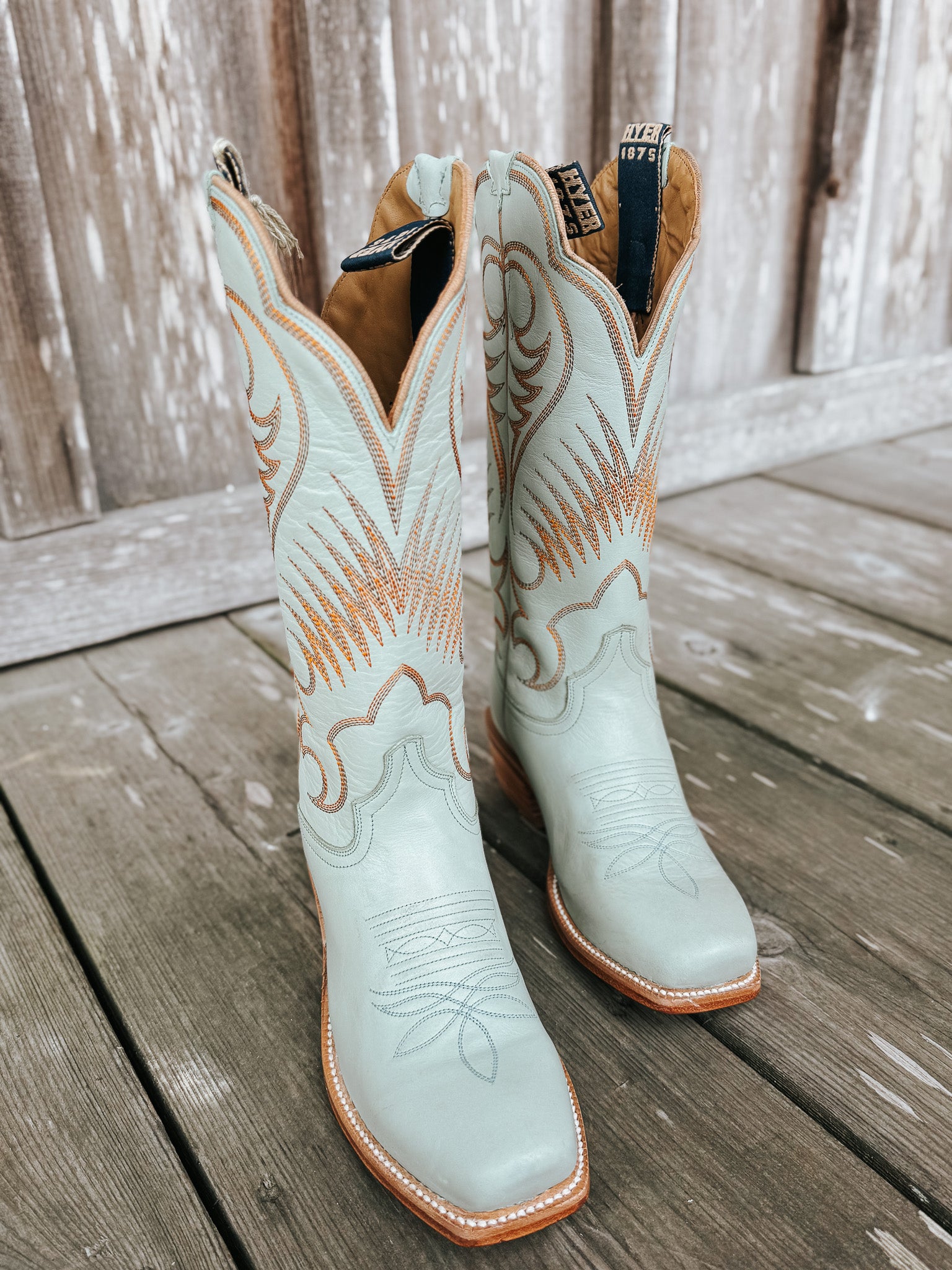 Women's Hyer Leawood Robin's Egg Boots – Boot Country