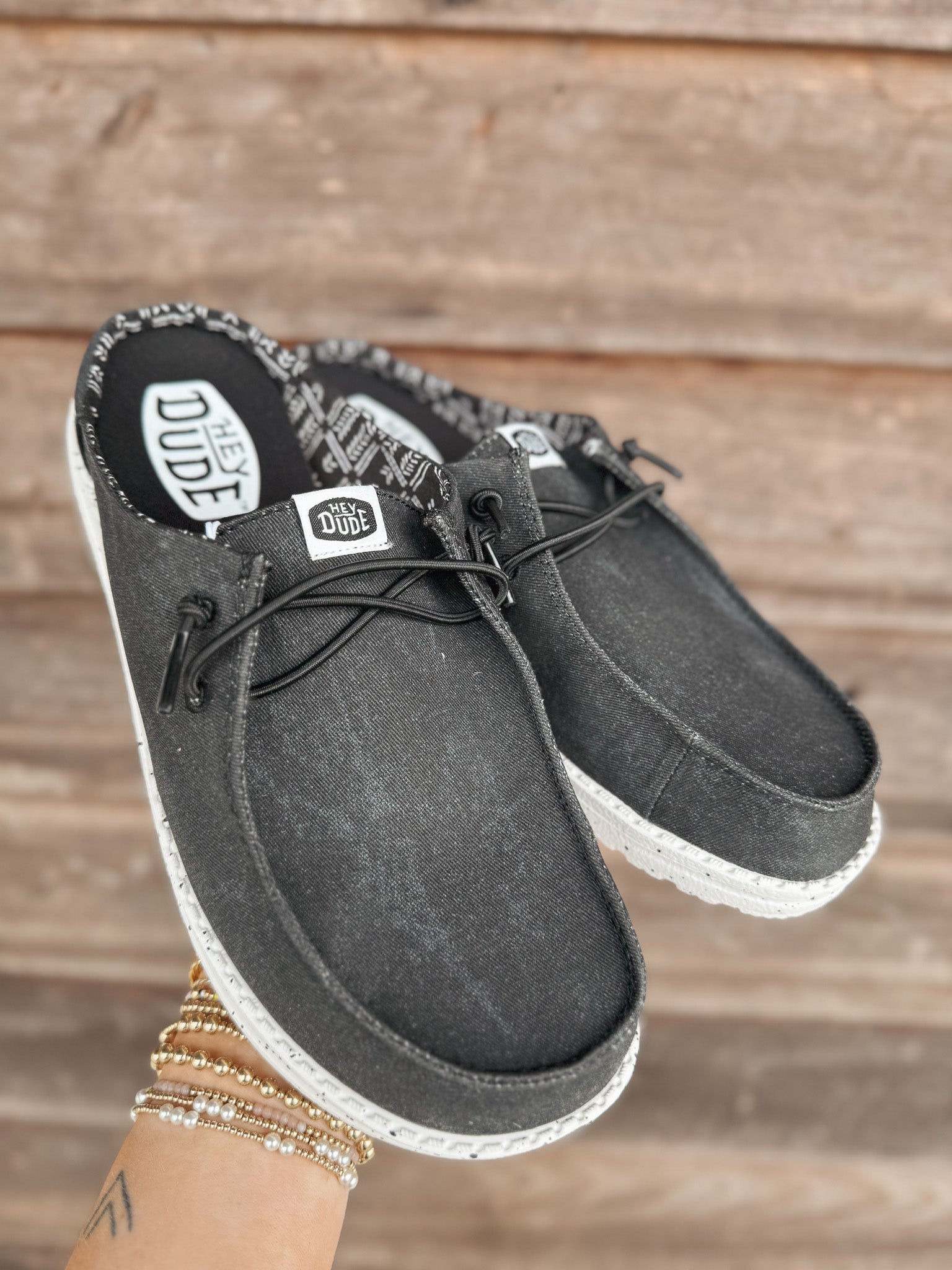 Women's Hey Dude Wendy Slip Classic Black