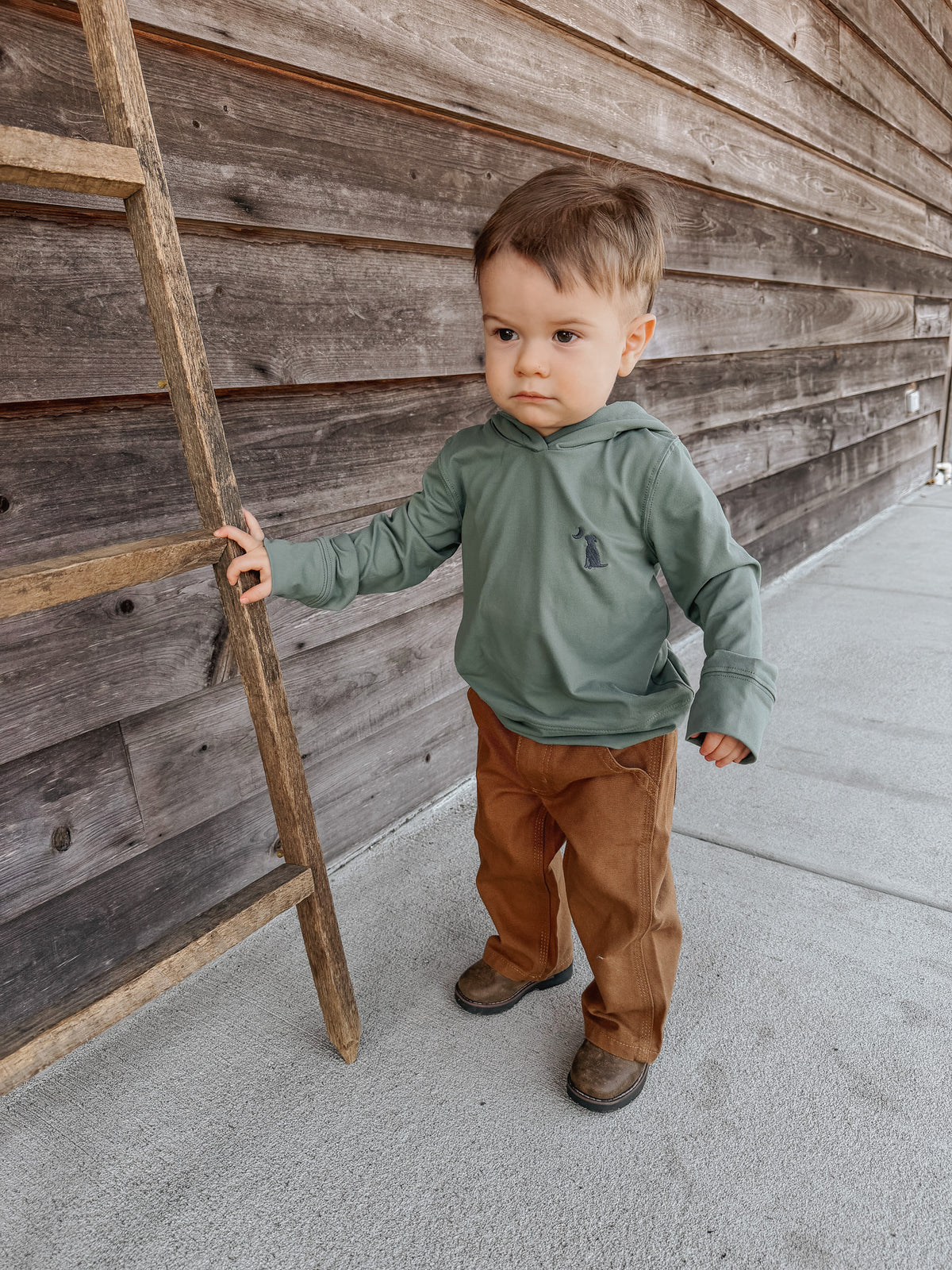 Local Boy | Youth Hemlock Hoodie in Thyme