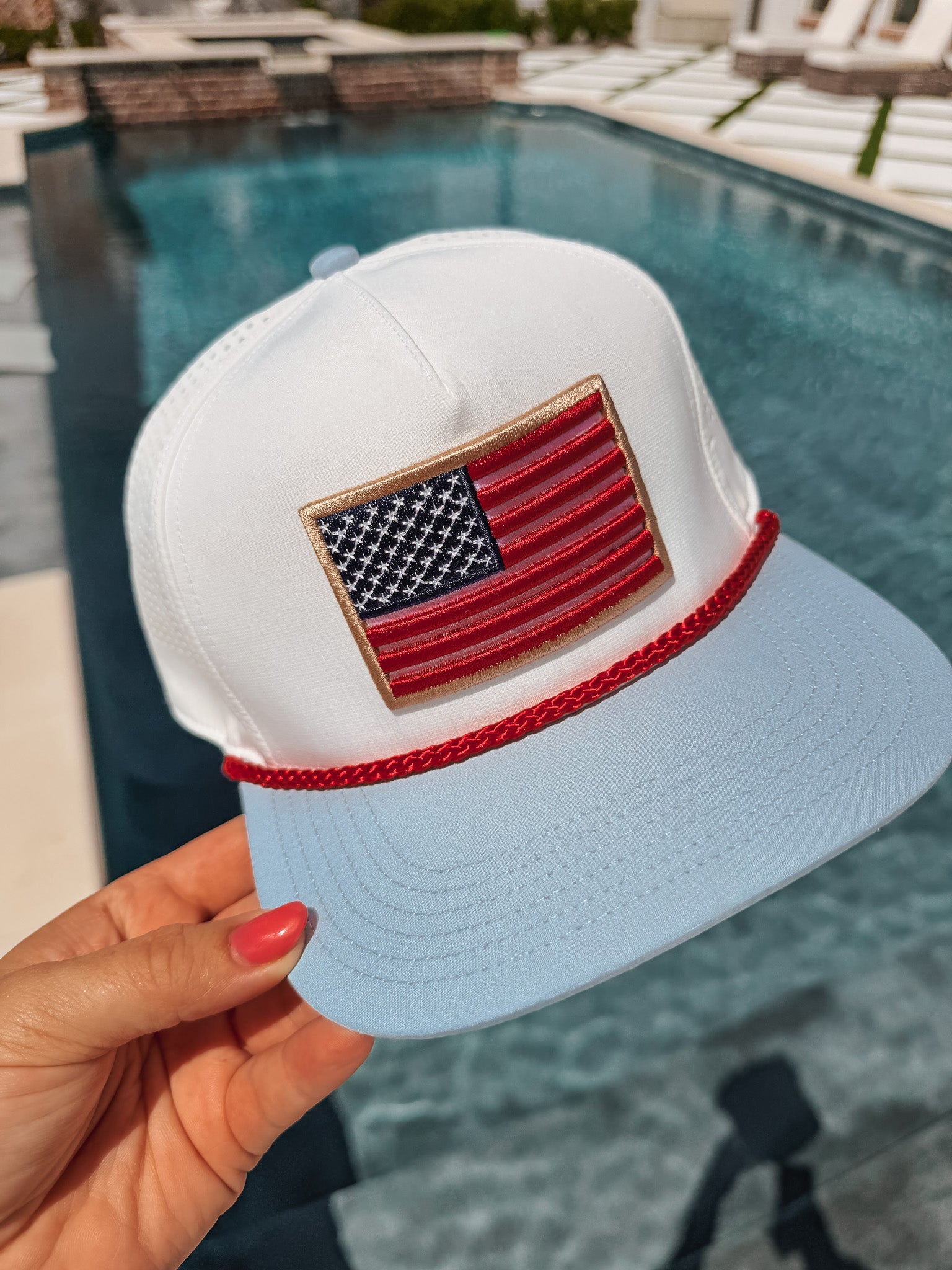 Men's Burlebo Performance Cap - Old Glory