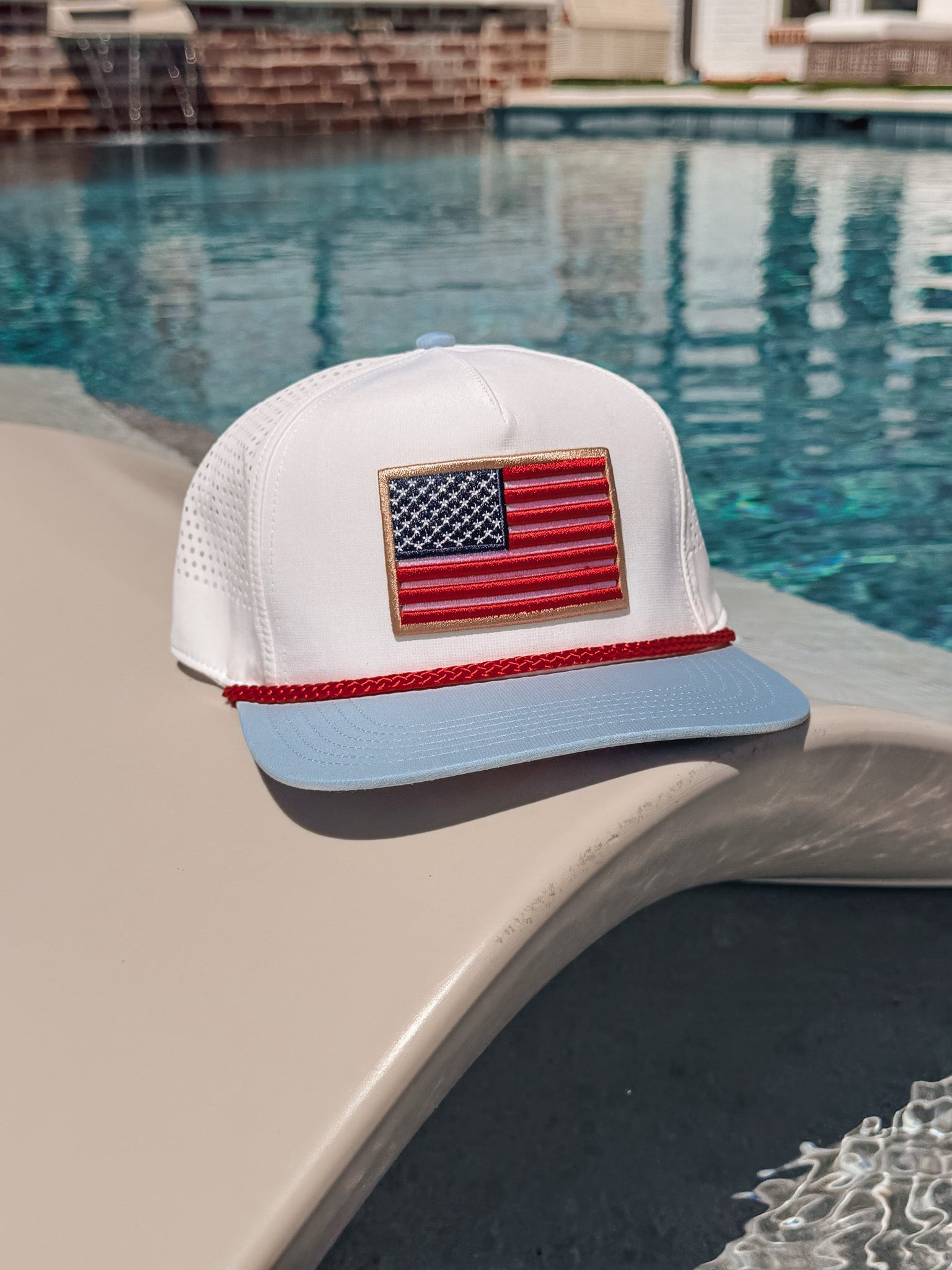 Men's Burlebo Performance Cap - Old Glory