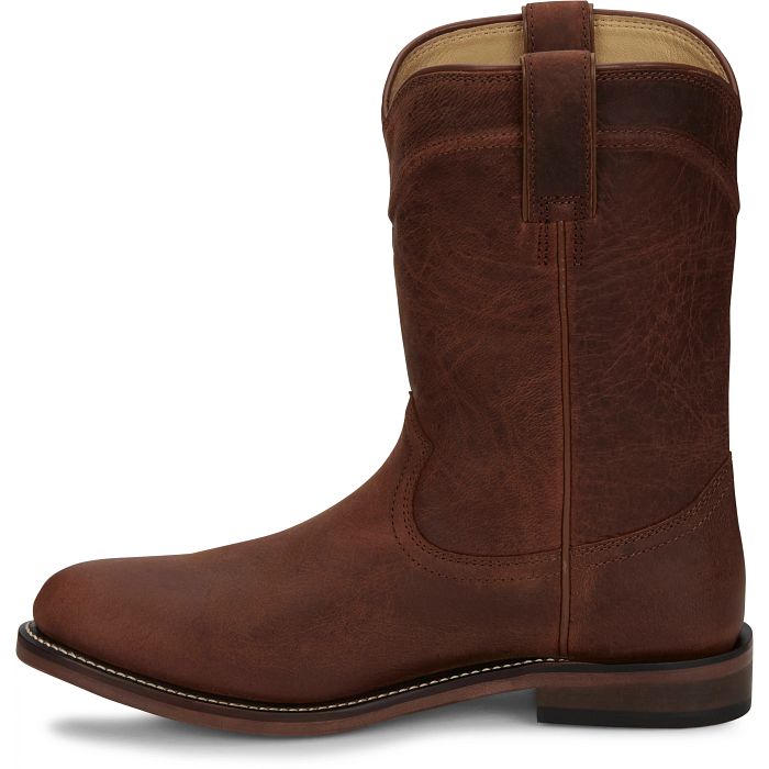 JUSTIN MEN'S BRASWELL 10" ROPER BOOTS