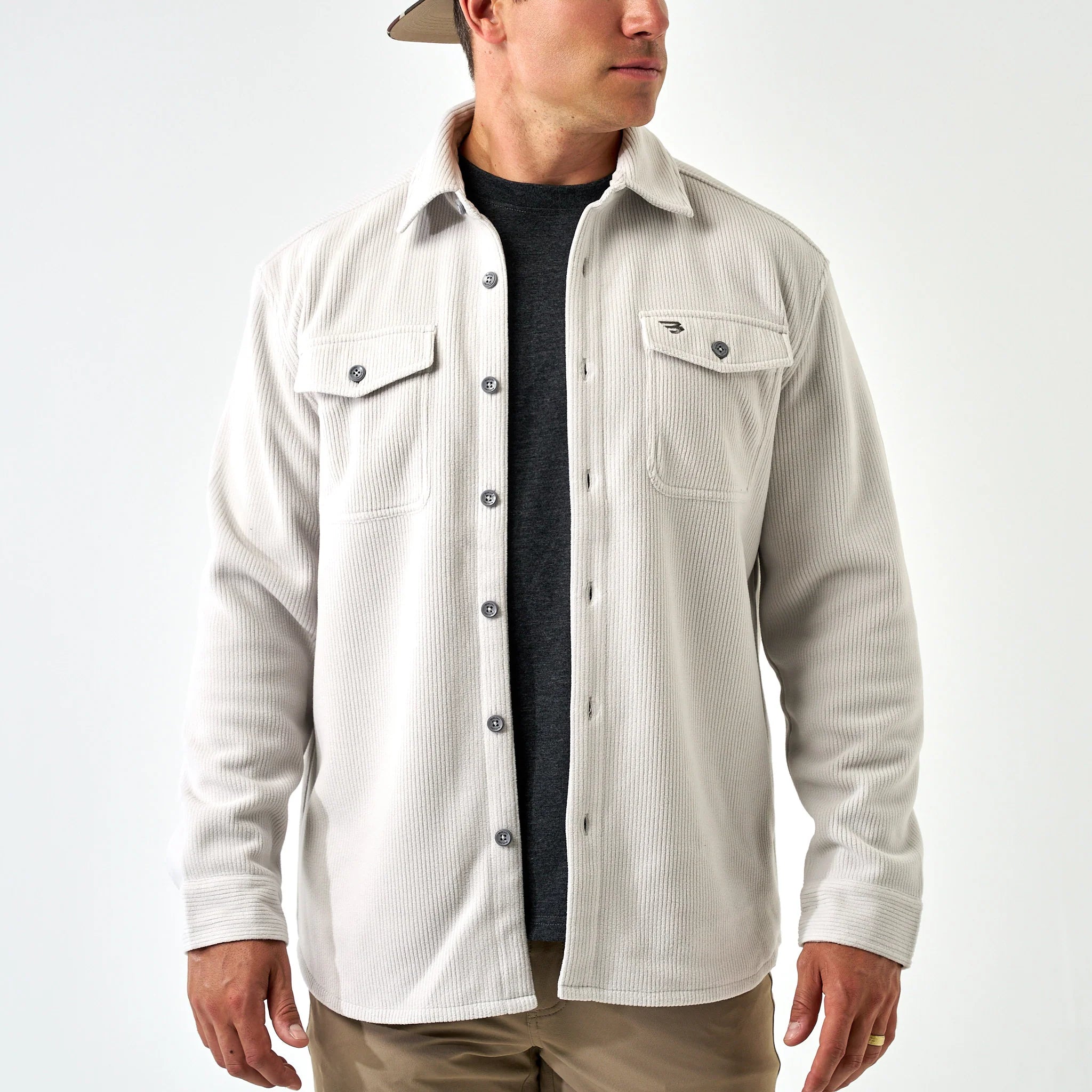 Men's Burlebo Kings Jacket - Light Grey - Classic Deer Camo Lining