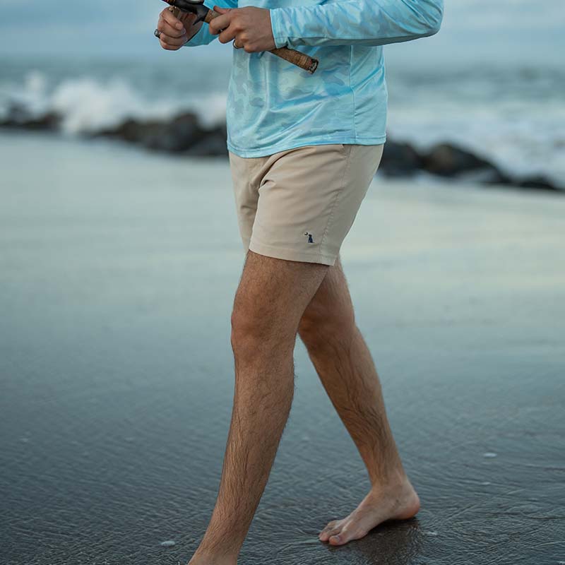 Men's Local Boy Volley Shorts in Khaki