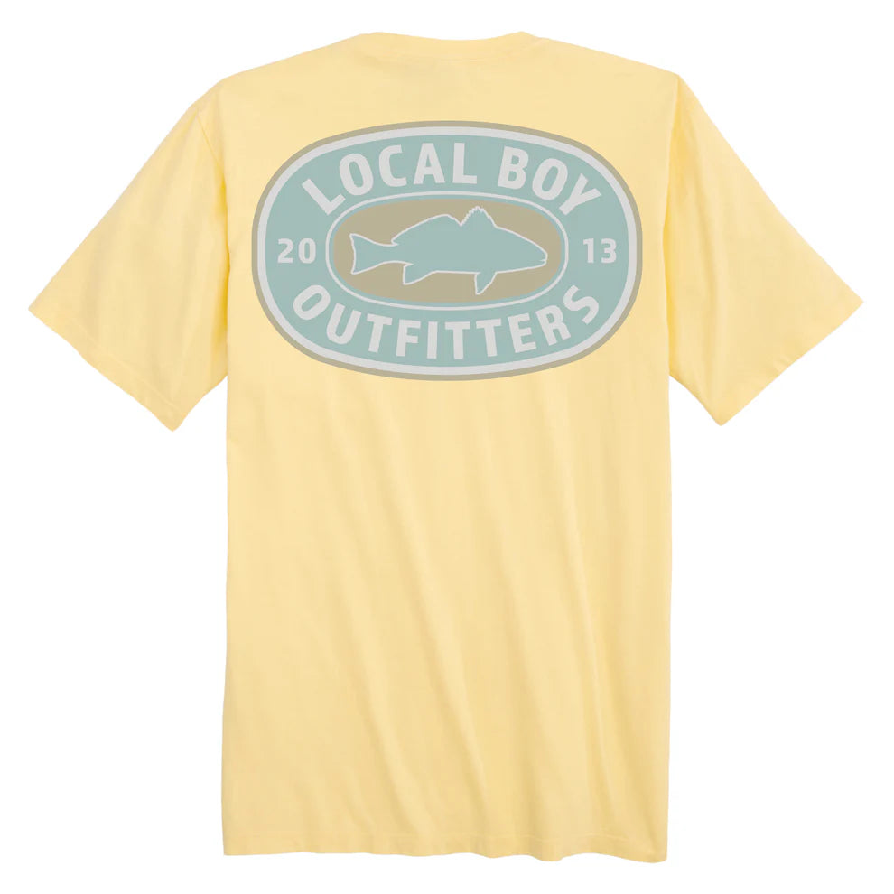 Local Boy Sandy Red T-Shirt in Yellow