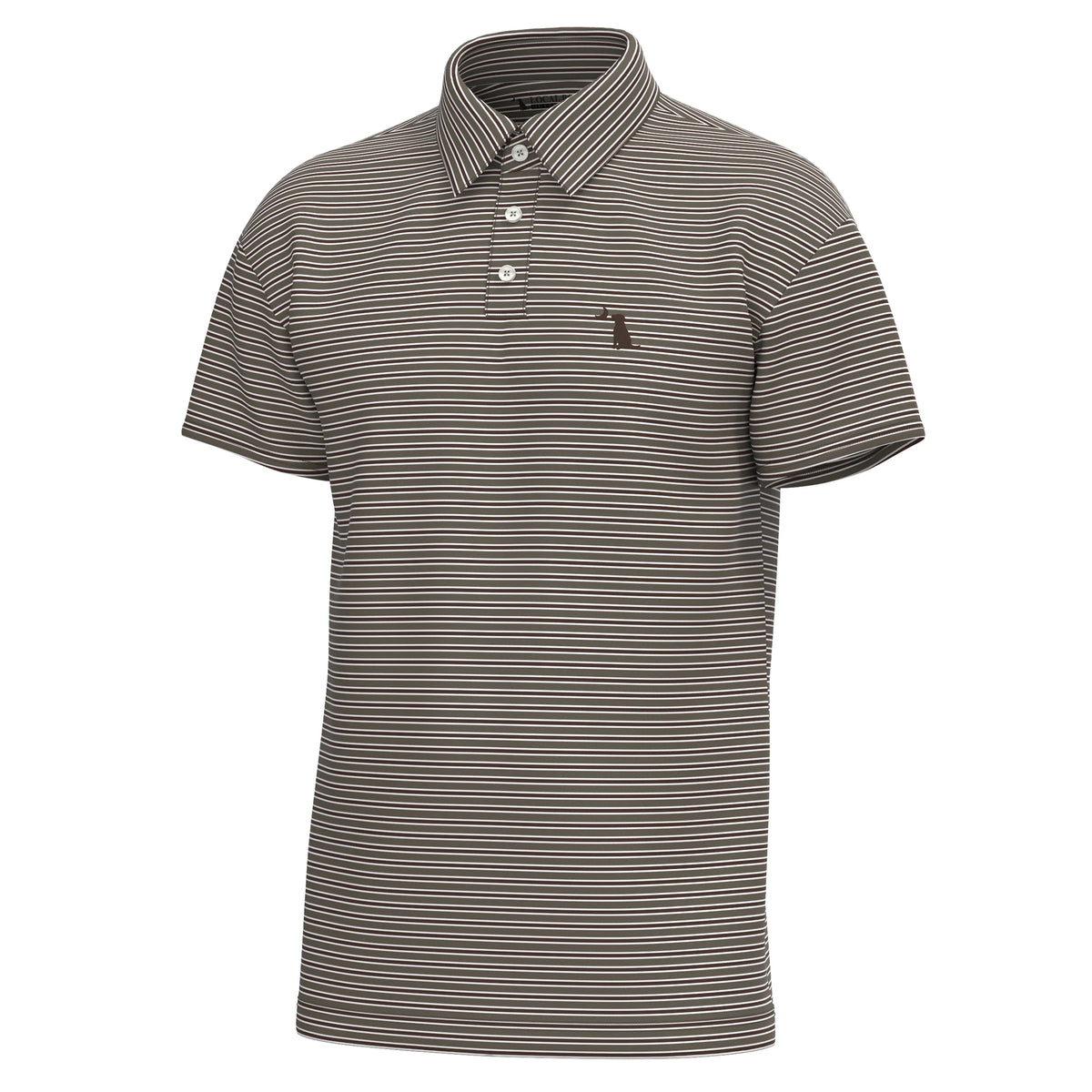 Local Boy | Surfside Polo in Dark Tan & Espresso
