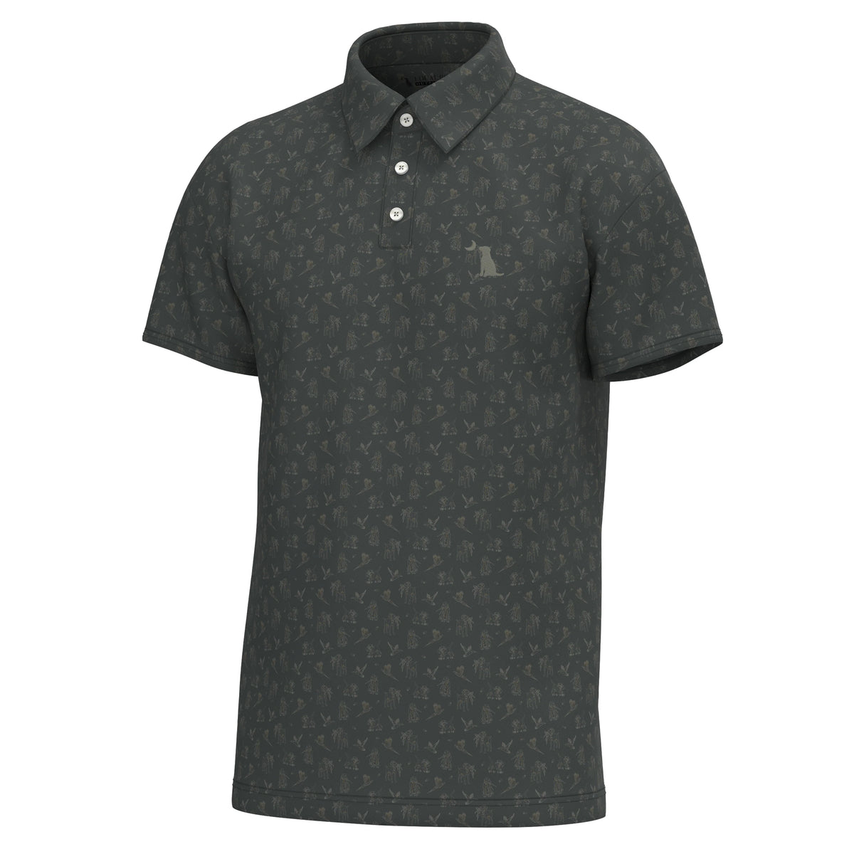 Local Boy | Dirty Myrtle Polo in Brown Ultimate Retrieve