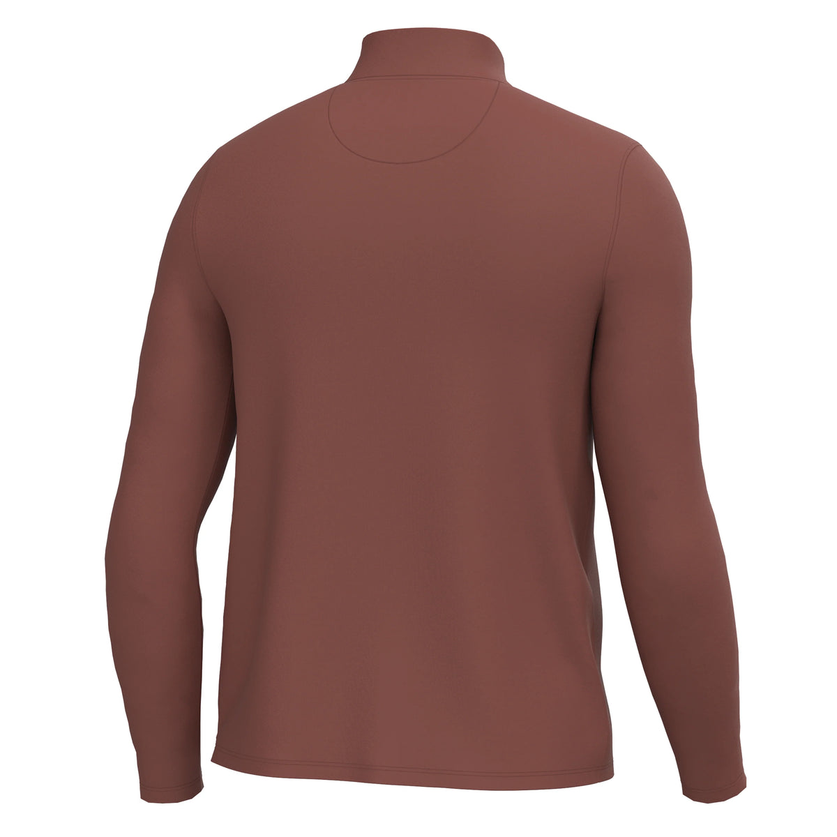 Local Boy | Bentley Quarter Zip in Mahogany