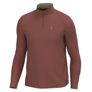 Local Boy | Bentley Quarter Zip in Mahogany
