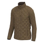 Local Boy | Diamond Quilted Jacket in Mocha