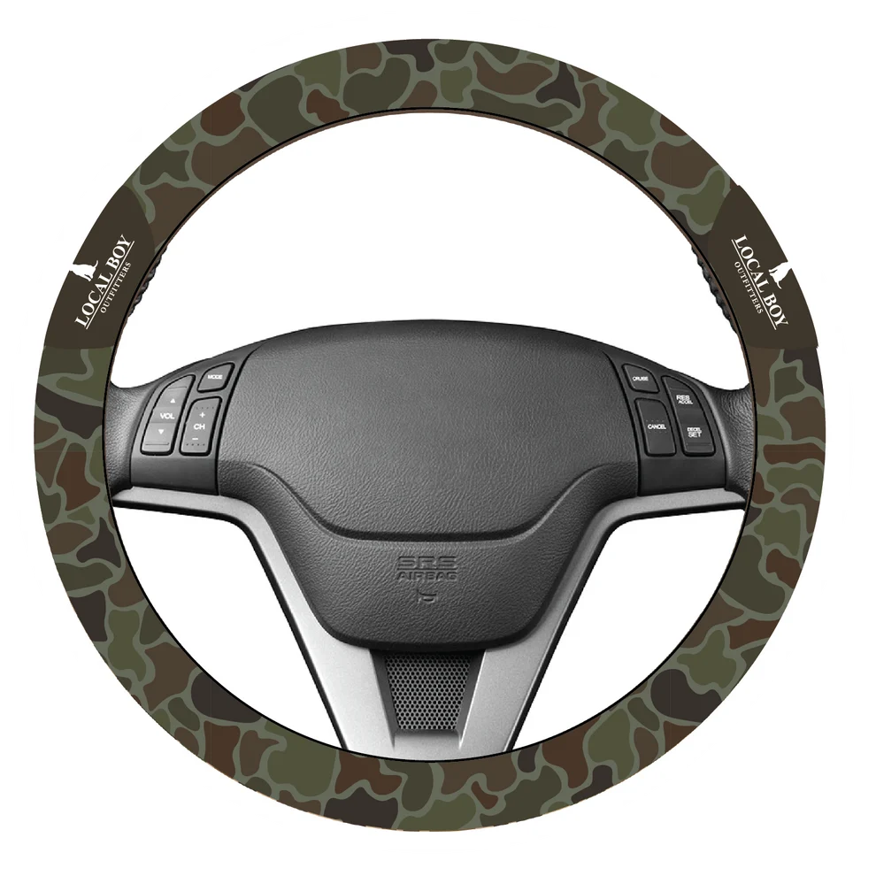 Local Boy Steering Wheel Cover in Localflage OD