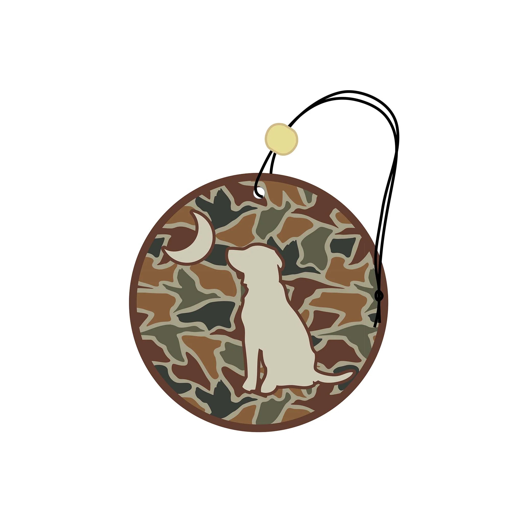 Local Boy Camo Circle Dog Air Freshener