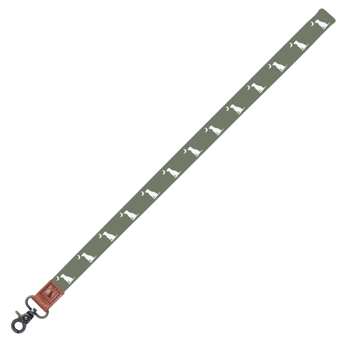 Local Boy | Long Lanyard in Thyme Dog & Moon
