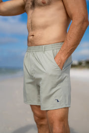 Men's Local Boy Outfitters Volley Short in Cool Grey
