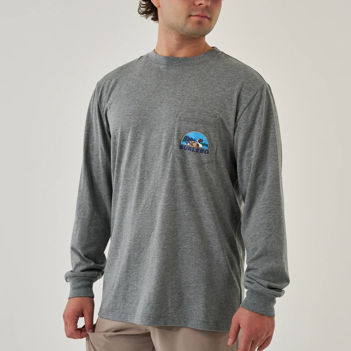 Burlebo Field Companion Long Sleeve T-Shirt - Dark Heather Grey