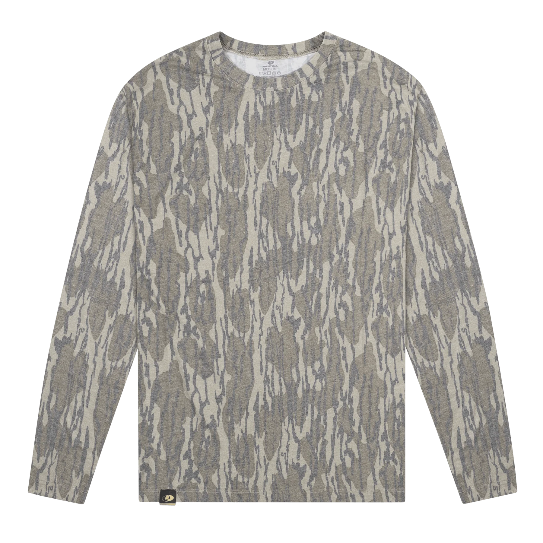 Mossy Oak Washed Out Long Sleeve T-Shirt in Bottomland