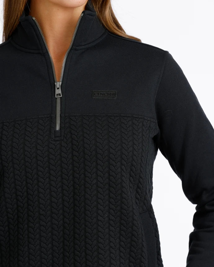 Cinch | Quarter Zip in Black