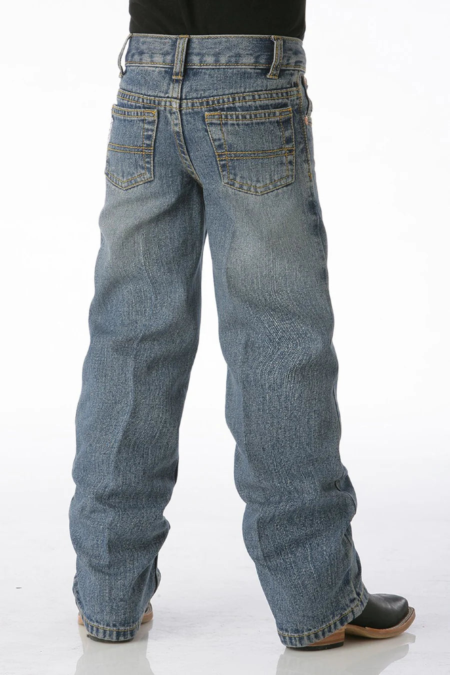 CINCH LITTLE BOYS LIGHT WASH WHITE LABEL JEANS