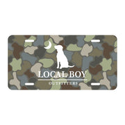 Local Boy Mountain Camo License Plate