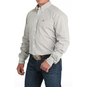 Men's Cinch Plaid Button Up Long Sleeve Shirt