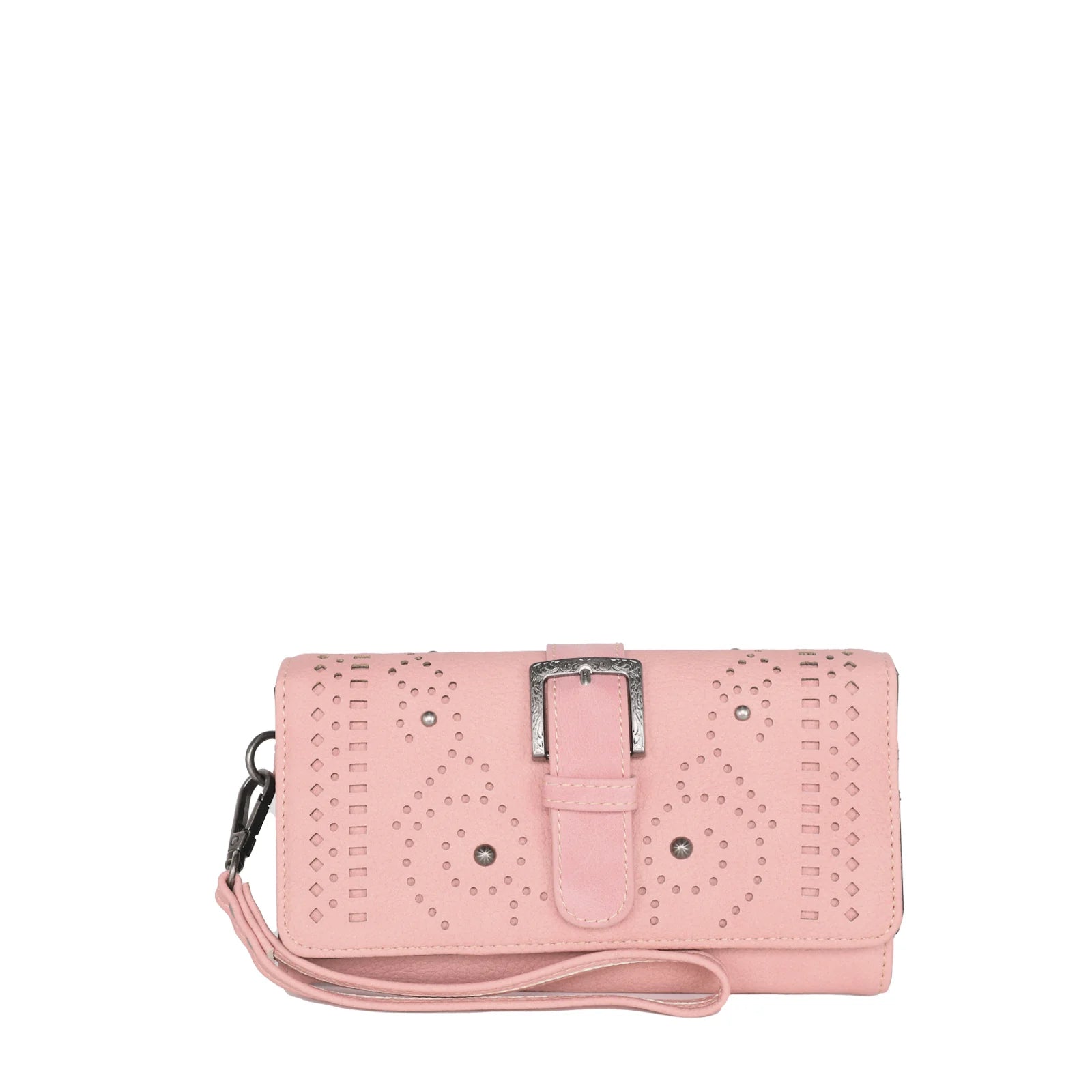 Montana West Buckle Collection Pink Wallet