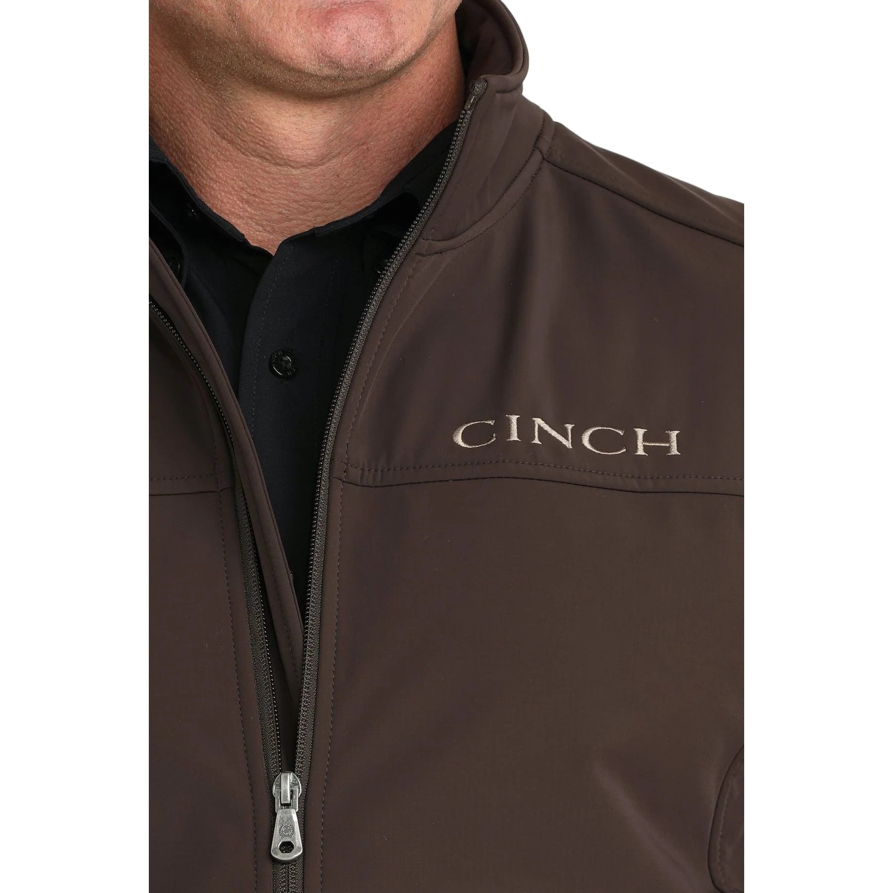 Men's Cinch Bonded Windproof Brown Jacket