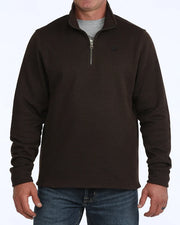 Cinch | Men's Quarter Zip Pullover in Brown