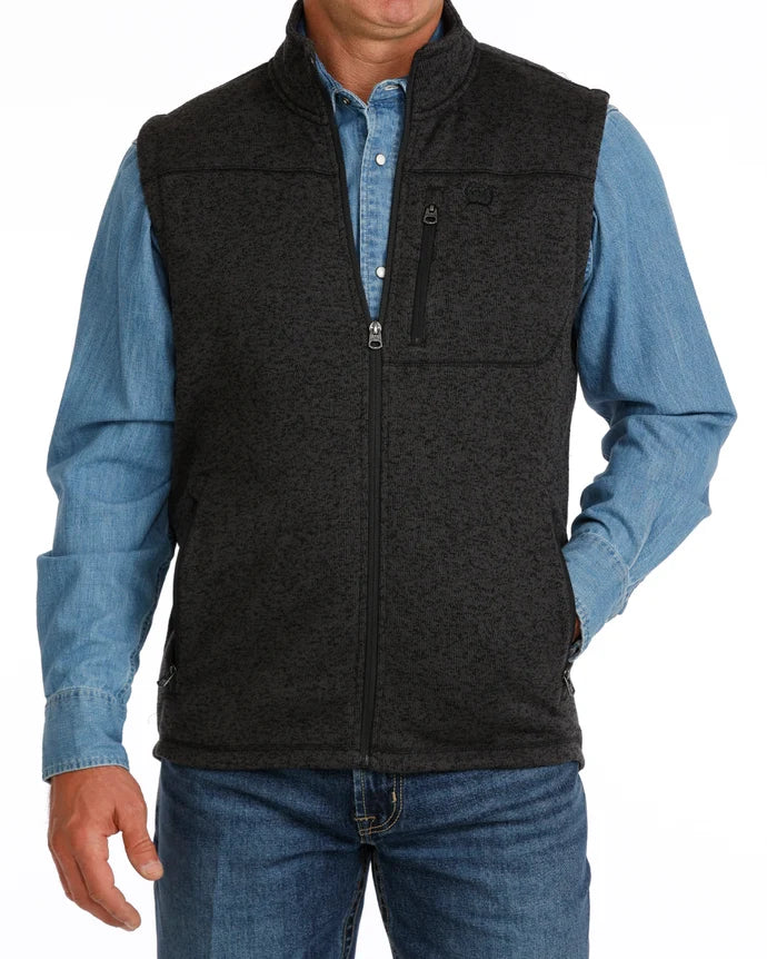 Cinch | Sweater Vest in Charcoal