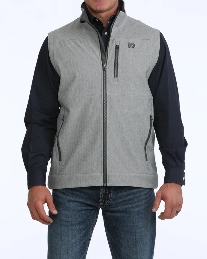 Cinch | Men's Grey Bonded Vest