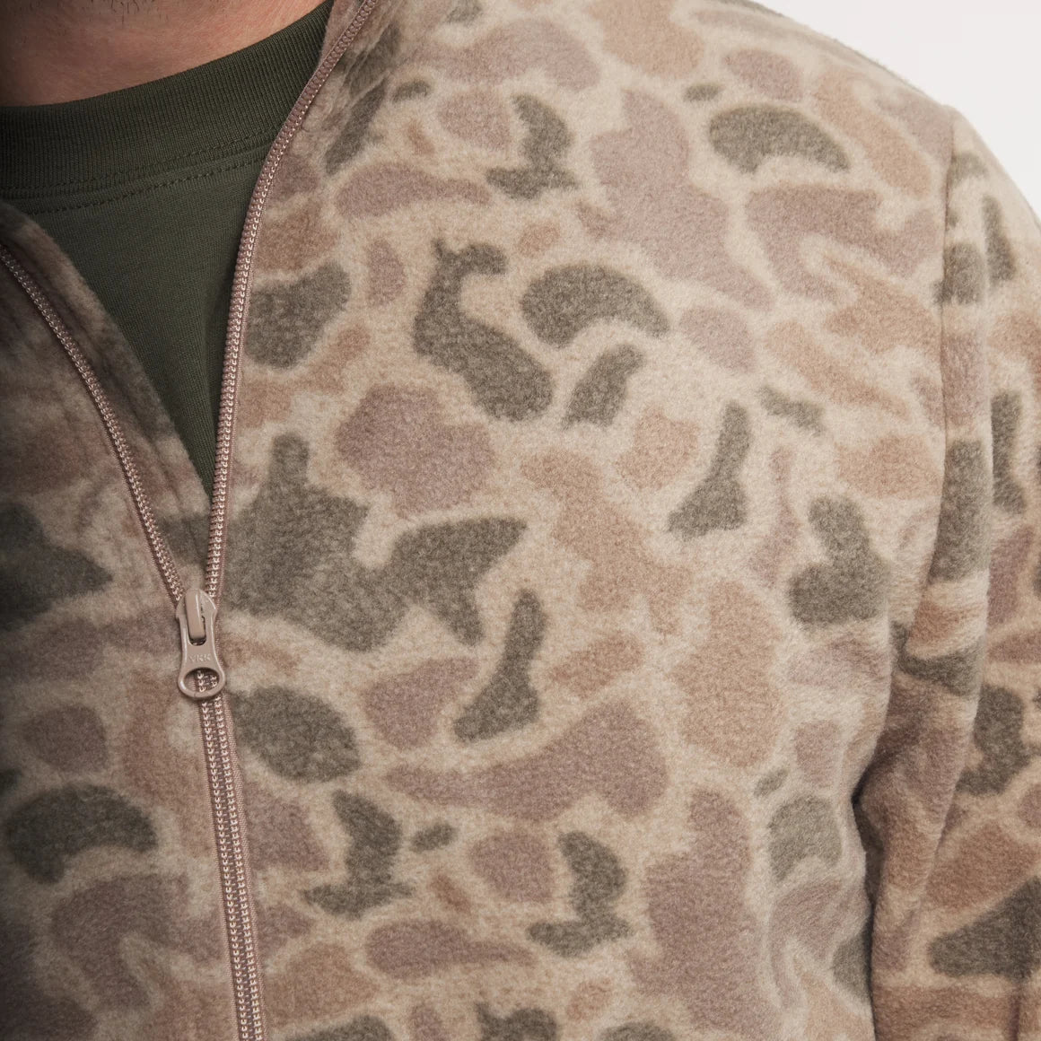 Southern Marsh | Longfellow Fleece Jacket in Retro Camo