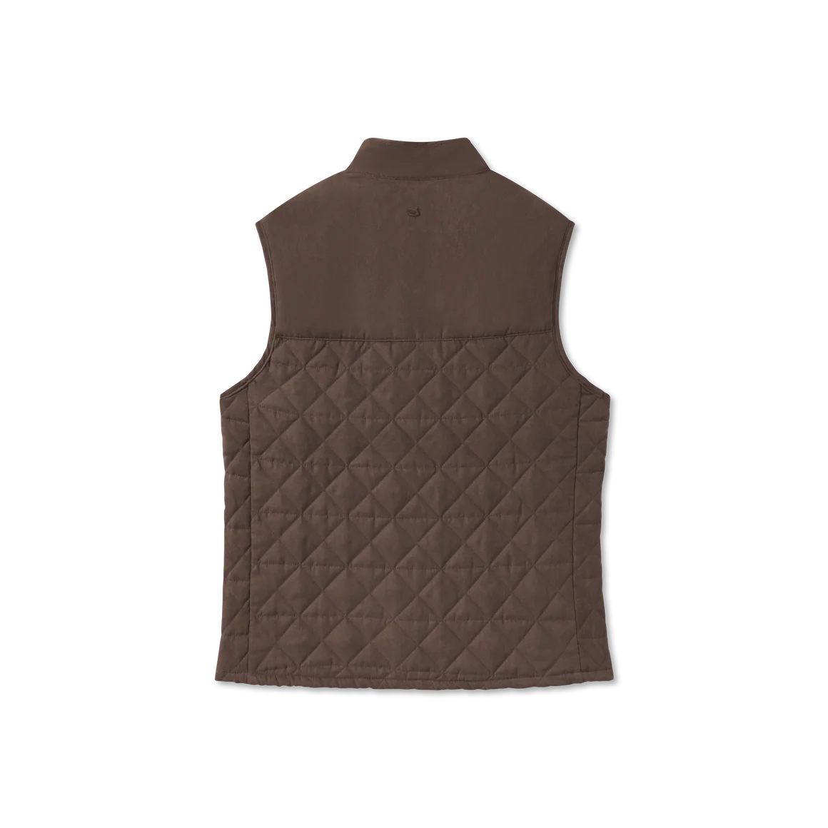 Men's Southern Marsh Lawrence Quilted Vest in Stone Brown