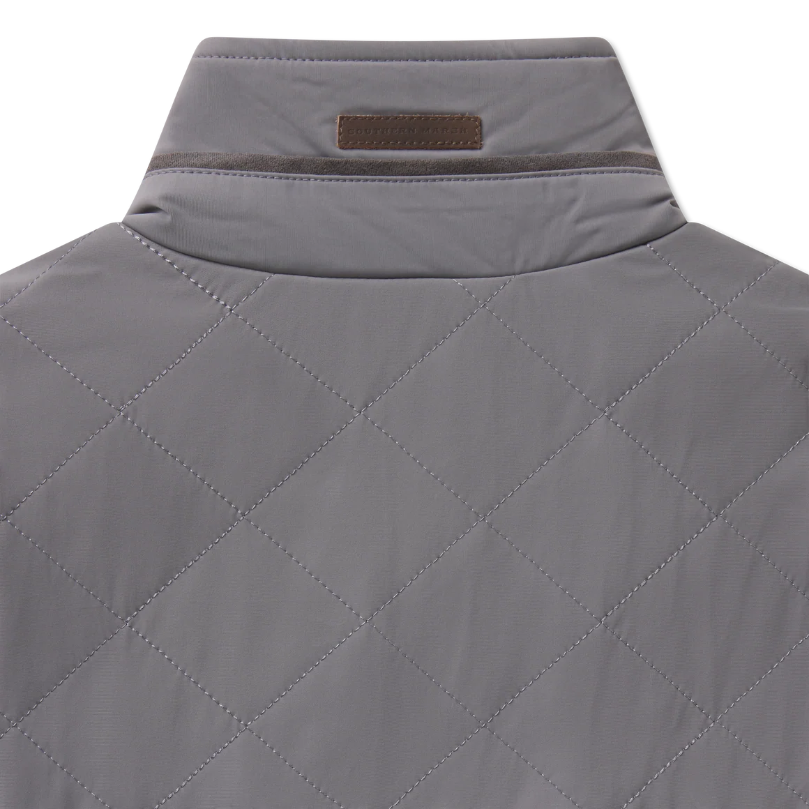 Southern Marsh | Madison Quilted Vest in Gray