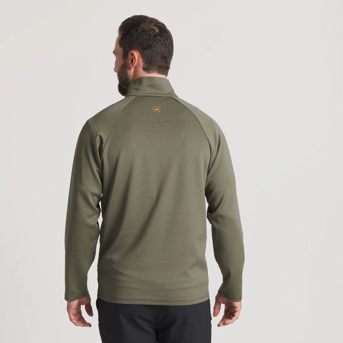 Men's Southern Marsh Southampton Performance Quarter Zip in Dark Olive
