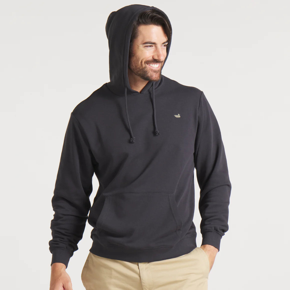 Men's Southern Marsh Surfside Hoodie Duck Originals in Charcoal Gray