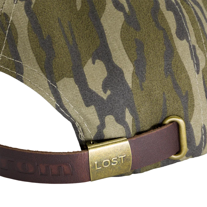 Ol' Tom X Lost Hat Goat Rope Cap in Mossy Oak Bottomland