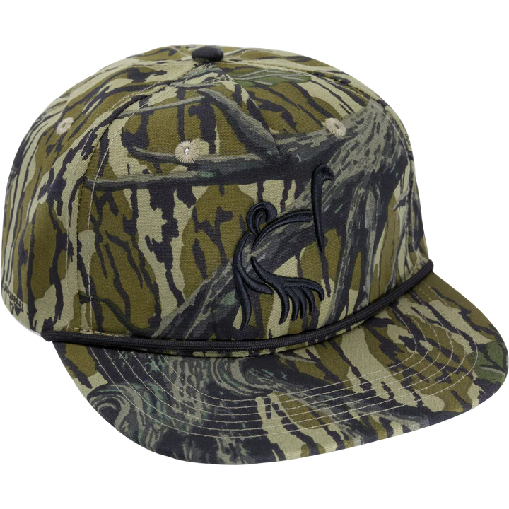 Ol' Tom X Lost Hat Goat Rope Cap in Mossy Oak Bottomland