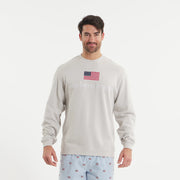 Southern Marsh American Flag Seawash Sweatshirt