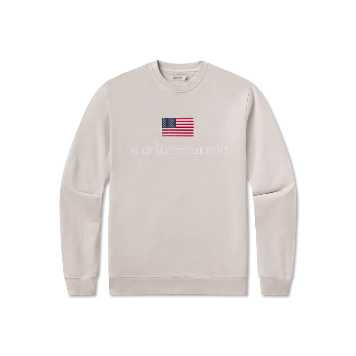 Southern Marsh American Flag Seawash Sweatshirt