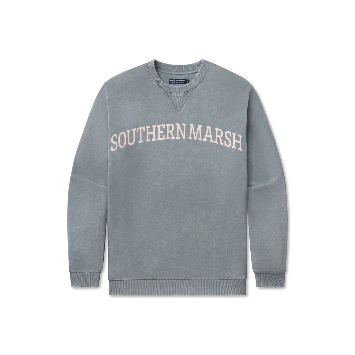 Southern Marsh | Varsity Vintage Crew Sweatshirt in Burnt Sage