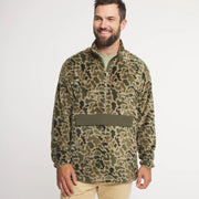 Southern Marsh | Wadsworth Fleece Pullover in Dark Olive