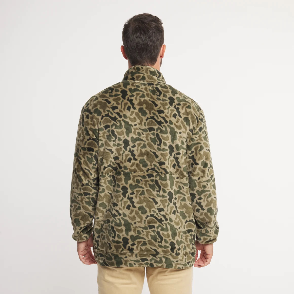 Southern Marsh | Wadsworth Fleece Pullover in Dark Olive
