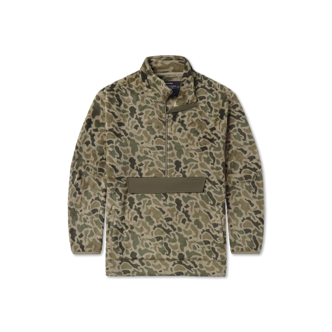 Southern Marsh | Wadsworth Fleece Pullover in Dark Olive