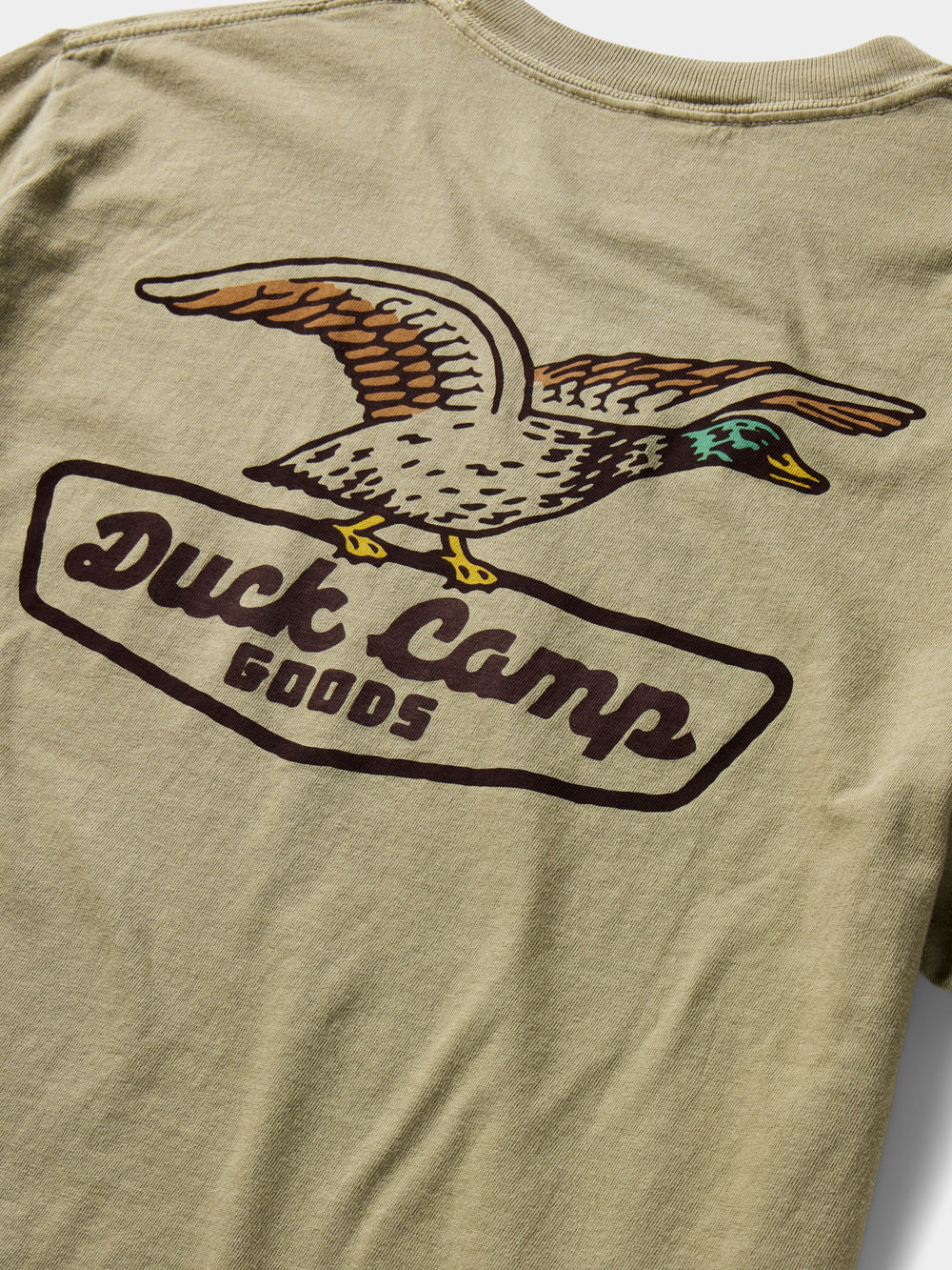 Men's Duck Camp DC Shop Vintage Khaki T-Shirt